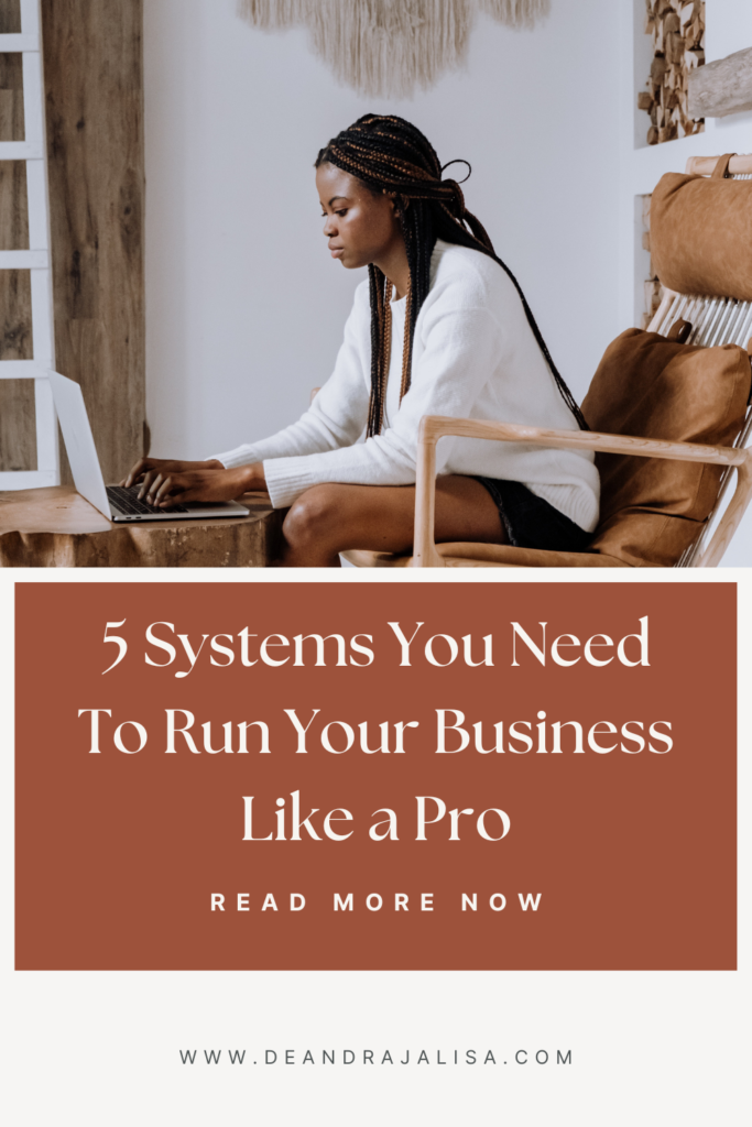 5 systems you need to run your business